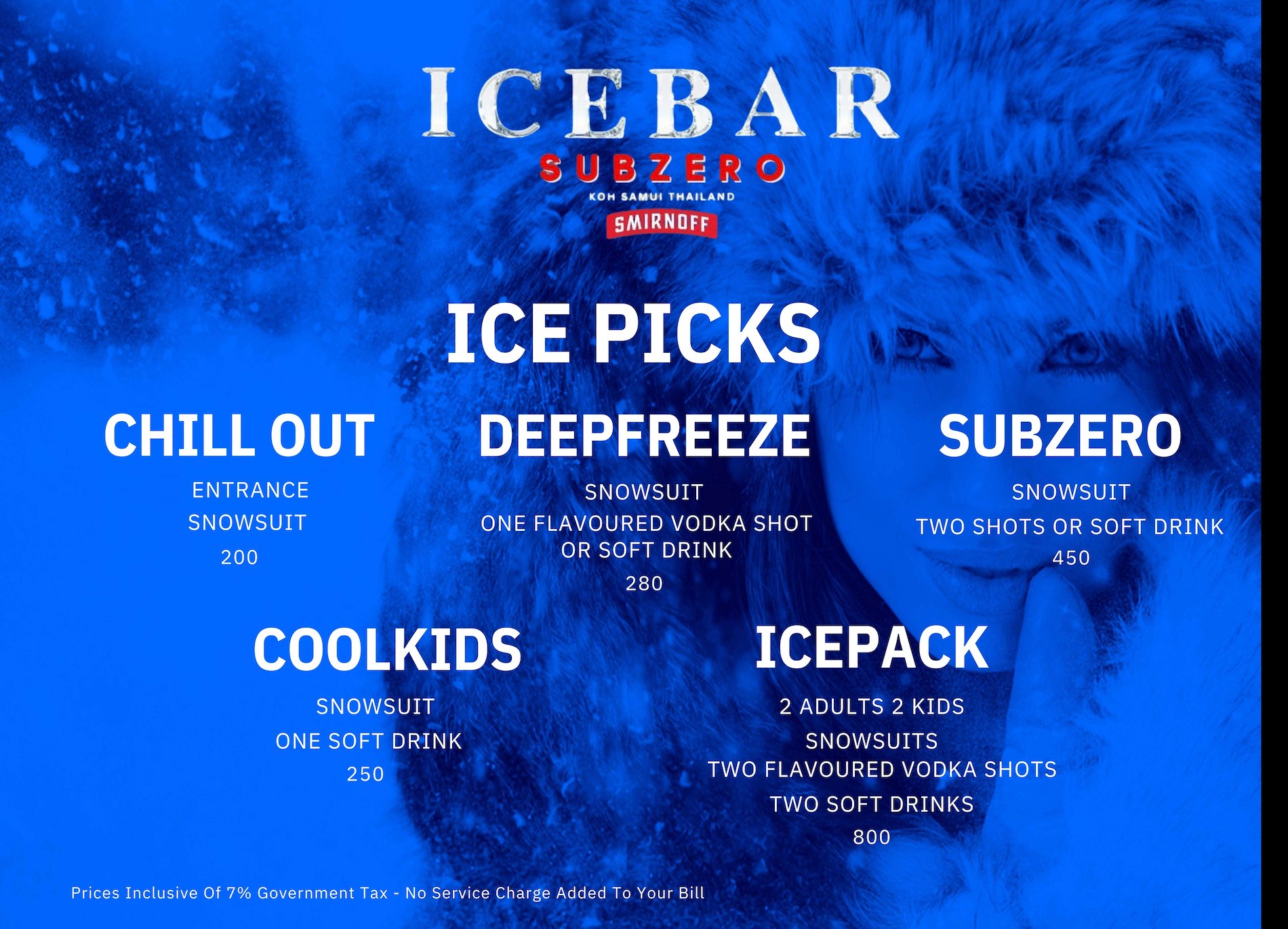 Ice Bar Menu 2